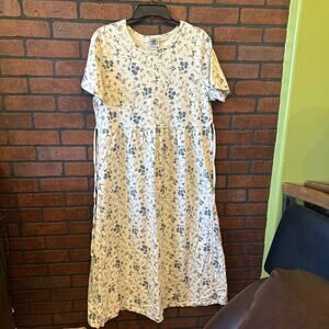 CMI Floral Maxi Dress - Women's Large - Cottagecore Style Prairie Modest Peasant